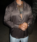 BROWN REISO SHIRT